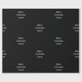 Personalisiertes Weihnachtspapier Geschenkpapier (Flach)
