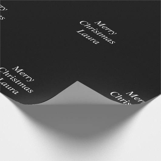 Personalisiertes Weihnachtspapier Geschenkpapier (Ecke)