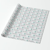 Personalisiertes Weihnachtspapier Geschenkpapier (Ungerollt)
