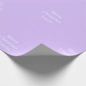 Personalisiertes Weihnachtspapier Geschenkpapier (Ecke)