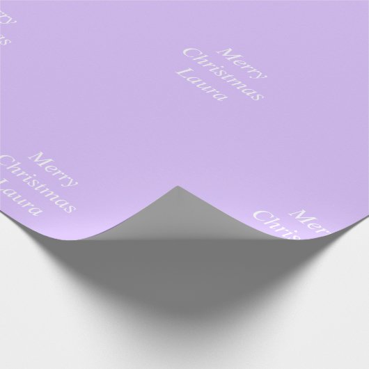 Personalisiertes Weihnachtspapier Geschenkpapier (Ecke)