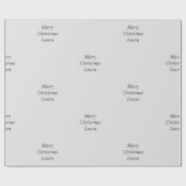 Personalisiertes Weihnachtspapier Geschenkpapier (Flach)
