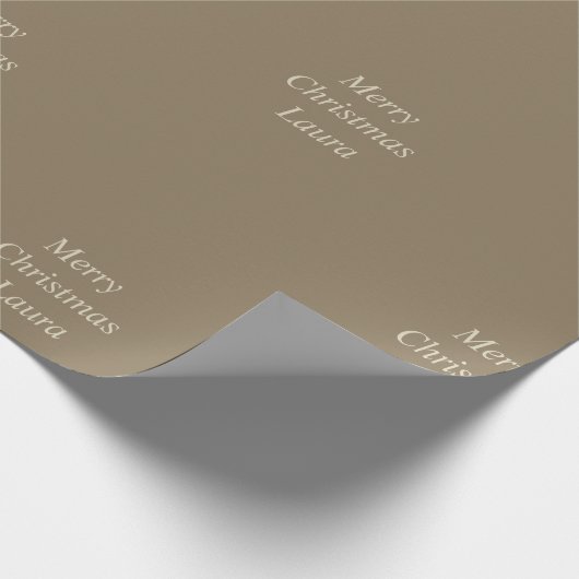 Personalisiertes Weihnachtspapier Geschenkpapier (Ecke)