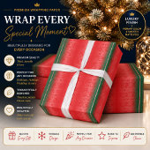 Personalisiertes Weihnachtspapier Geschenkpapier
