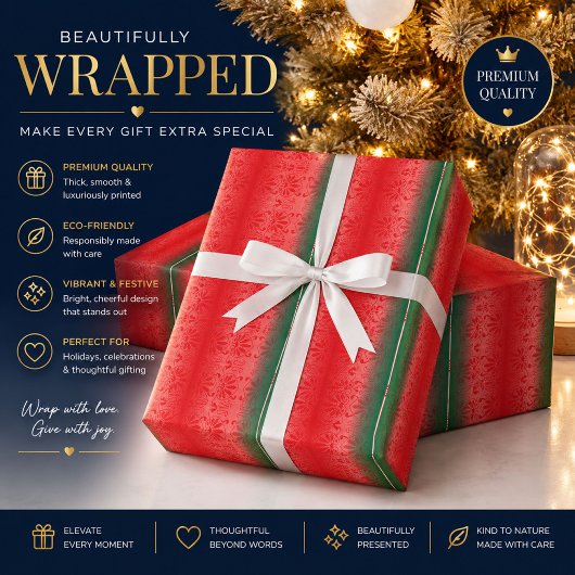 Personalisiertes Weihnachtspapier Geschenkpapier