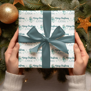 Personalisiertes Weihnachtspapier Geschenkpapier