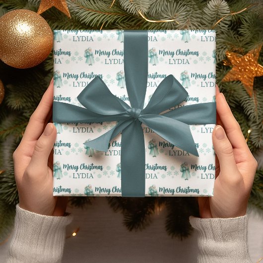 Personalisiertes Weihnachtspapier Geschenkpapier