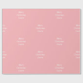 Personalisiertes Weihnachtspapier Geschenkpapier (Flach)