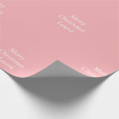 Personalisiertes Weihnachtspapier Geschenkpapier (Ecke)