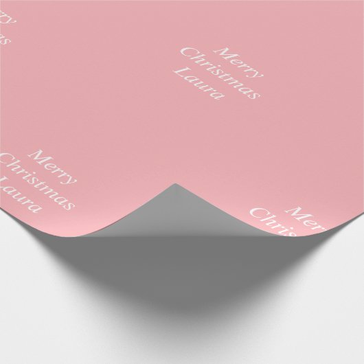 Personalisiertes Weihnachtspapier Geschenkpapier (Ecke)