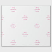 Personalisiertes Weihnachtspapier Geschenkpapier (Flach)