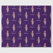 Personalisiertes Weihnachtspapier Nussknacker Geschenkpapier (Flach)