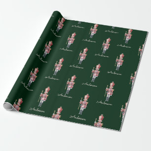 Personalisiertes Weihnachtspapier Nussknacker Geschenkpapier