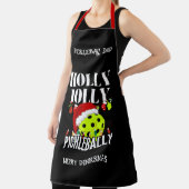 Personalisiertes Weihnachtspickleball Schürze (InSitu)