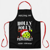Personalisiertes Weihnachtspickleball Schürze (Vorderseite)