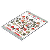 personalisiertes Weihnachtsplaner-Notebook Notizblock (Linke Seite)