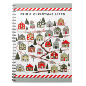 personalisiertes Weihnachtsplaner-Notebook Notizblock (Vorderseite)