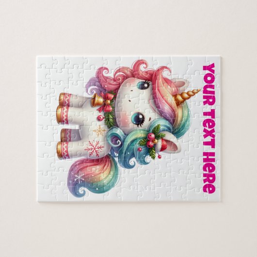 Personalisiertes Weihnachtspuzzle Puzzle (Horizontal)