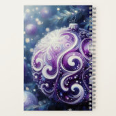 Personalisiertes Weihnachtsrezeption Notizblock (Rückseite)