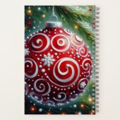 Personalisiertes Weihnachtsrezeption Notizblock (Rückseite)