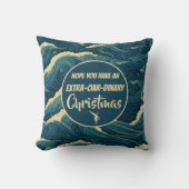 Personalisiertes Weihnachtsrudern Kissen (Vorderseite)