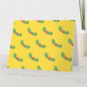 Personalisiertes Weihnachtsspiel Karte (Rückseite)