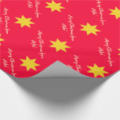 Personalisiertes Weihnachtsverpackungspapier Geschenkpapier (Ecke)
