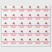 Personalisiertes Weihnachtsverpackungspapier Geschenkpapier (Flach)