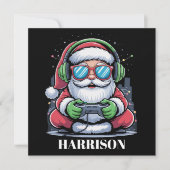 Personalisiertes Weihnachtsvideospiel Weihnachten (Vorderseite)