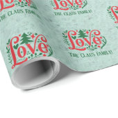 Personalisiertes Weihnachtswackelpapier Geschenkpapier (Rolleneckpunkt)