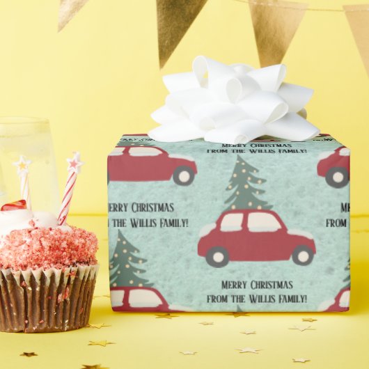 Personalisiertes Weihnachtswackelpapier Geschenkpapier (Geburtstagsparty)