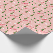 Personalisiertes Weihnachtswackelpapier Geschenkpapier (Ecke)