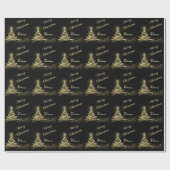 Personalisiertes Weihnachtswrapping-Papier Geschenkpapier (Flach)