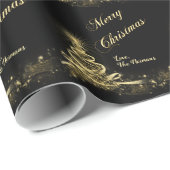 Personalisiertes Weihnachtswrapping-Papier Geschenkpapier (Rolleneckpunkt)
