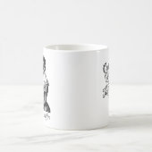 Personalisiertes Weinen über Buchfreunde Buchwürme Kaffeetasse (Mittel)
