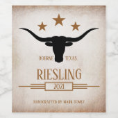 Personalisiertes Weinetikett (Einzelnes Label)