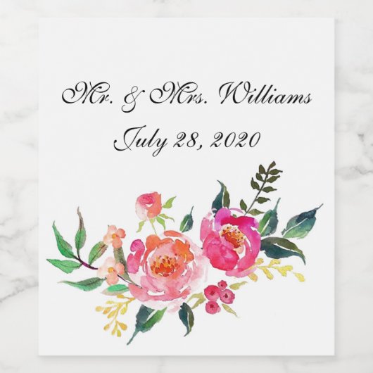 Personalisiertes Weinetikett (Einzelnes Label)