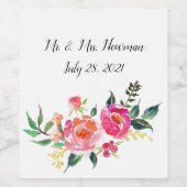 Personalisiertes Weinetikett (Einzelnes Label)