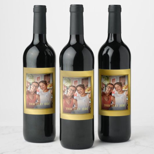 Personalisiertes Weinetikett (Flaschen)
