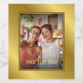 Personalisiertes Weinetikett (Einzelnes Label)