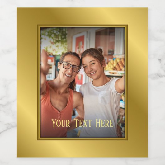 Personalisiertes Weinetikett (Einzelnes Label)