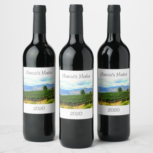 Personalisiertes Weinlabel Weinetikett (Flaschen)