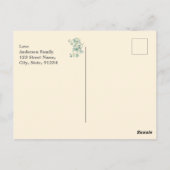 Personalisiertes Weisheitsgebet mit Foto, Name. . Postkarte (Rückseite)