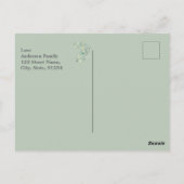 Personalisiertes Weisheitsgebet mit Foto, Name. . Postkarte (Rückseite)