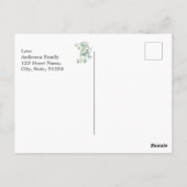 Personalisiertes Weisheitsgebet mit Foto, Name. . Postkarte (Rückseite)