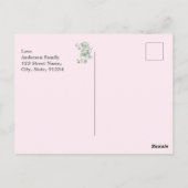 Personalisiertes Weisheitsgebet mit Foto, Name. . Postkarte (Rückseite)