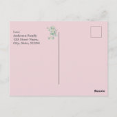 Personalisiertes Weisheitsgebet mit Foto, Name. . Postkarte (Rückseite)