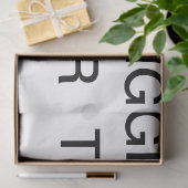 Personalisiertes Weißbuch für Geschenke Seidenpapier (Geschenk)