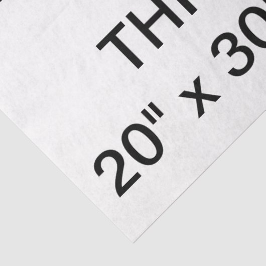 Personalisiertes Weißbuch für Geschenke Seidenpapier (Ausschnitt)