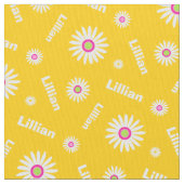 Personalisiertes, weißes Farbmuster Stoff (Nahaufnahme)